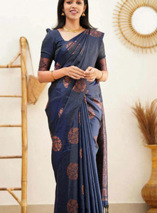 Pdfabrics Self Design Bollywood Jacquard Saree