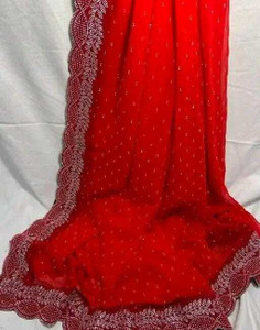 Styleburst Embellished Bollywood Net Saree