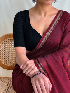 Bengal S Woven Handloom Cotton Blend Saree