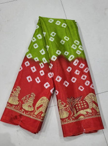 AGV Striped Bollywood Crepe, Silk Blend Saree