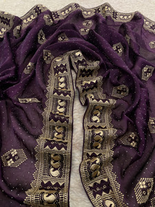 KanjiQueen Self Design, Embroidered Banarasi Pure Silk, Organza Saree