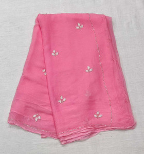 AkshranSaree Solid/Plain Daily Wear Chiffon Saree