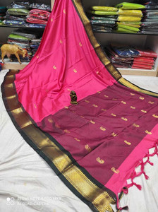 Fab Silk Woven Kanjivaram Silk Blend Saree