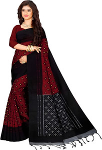 Rnn Printed Handloom Pure Cotton Saree