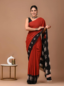Tetarwal Printed Daily Wear Pure Cotton Saree