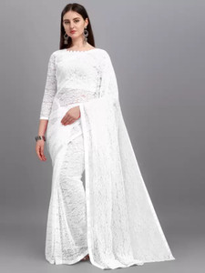 nilkanth Self Design Bollywood Net Saree