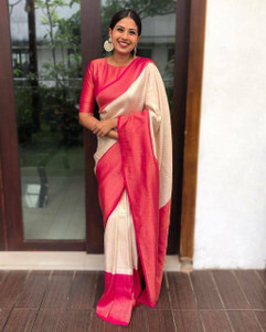 Bond Woven Mysore Art Silk, Pure Silk Saree