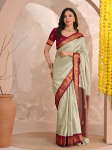 Piyora Woven Paithani Cotton Silk Saree