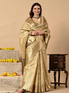 HANIYAH CREATION Woven Banarasi Art Silk, Tissue Saree