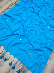 Laxmi Textile Embellished Handloom Khadi Saree