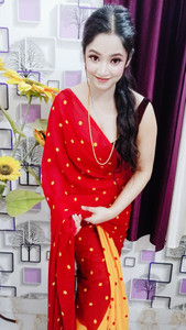 kashvi sarees Polka Print Bollywood Georgette Saree