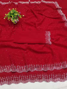 Hensi sarees shop Printed Kovai Chiffon, Muslin Saree