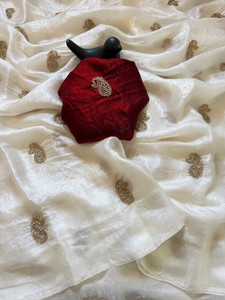 sadika Embellished Bollywood Silk Blend Saree