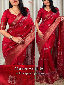 Dhanlaxmi CreationLLP Woven Bollywood Muslin, Jacquard Saree