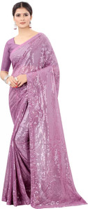 GAVUBAA Embellished Bollywood Georgette Saree