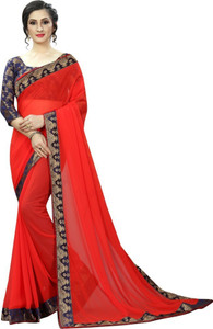 Flip The Style Woven Bollywood Georgette Saree