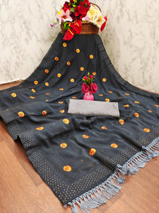 MARUTISAREE Embroidered Bollywood Georgette Saree