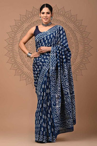LOVWEAR Printed Daily Wear Pure Cotton Saree