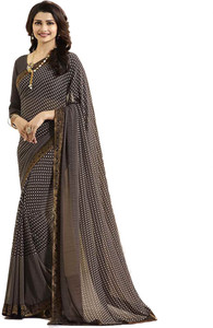 RUKHA FAB Printed Daily Wear Georgette, Chiffon Saree