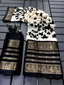 Lincy Printed Bollywood Cotton Silk Saree