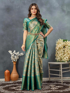 Tankori Woven Dharmavaram Jacquard Saree