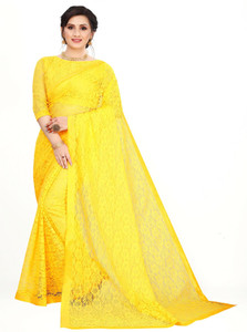 SAREEYA16 Self Design Bollywood Net Saree