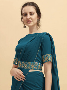 pal fashion Embellished Bollywood Georgette, Chiffon Saree