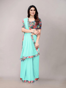 NESHVI ENTERPRISE Floral Print Bollywood Georgette Saree