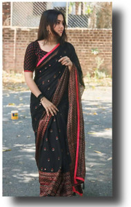 Sonika Printed Bollywood Jute Silk Saree