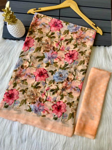 bhavika silk mills Printed Daily Wear Georgette Saree