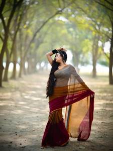 SP Boutique Woven Handloom Cotton Silk Saree
