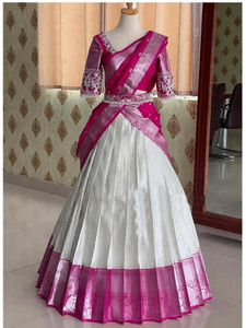 ZIYA FEB Self Design Kanjivaram Jacquard Saree