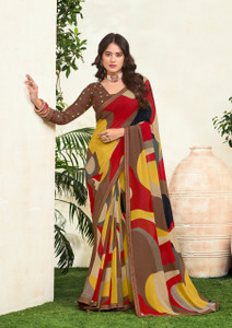 Laxmipati Sarees Printed Bollywood Georgette Saree