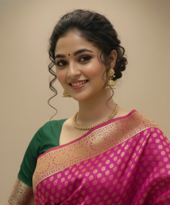 SareeChic Woven Kanjivaram Pure Silk Saree