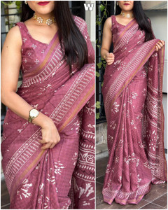 SAKHA DESIGNER Self Design Bollywood Jute Silk Saree