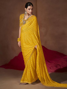 Divastri Embellished Bollywood Chiffon Saree