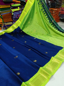 Fab Silk Embroidered Mysore Cotton Silk Saree
