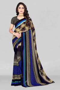 Leelavati Embroidered Bollywood Georgette Saree