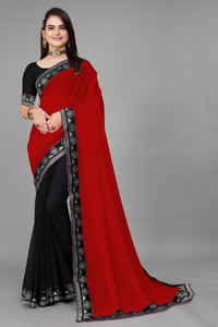 Om Sai Creation Embellished Bollywood Georgette Saree