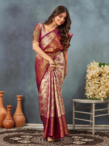 Tankori Woven Dharmavaram Jacquard Saree