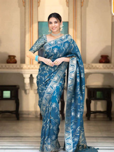 erika Woven Kanjivaram Pure Silk, Jacquard Saree