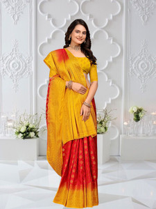 Pionex Woven, Self Design Banarasi Cotton Silk Saree