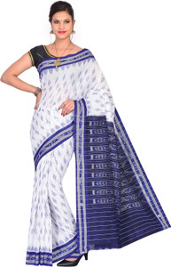 handloom paridhaan Self Design Handloom Pure Cotton Saree