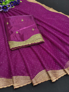 MAHADEV Embroidered Bollywood Net Saree