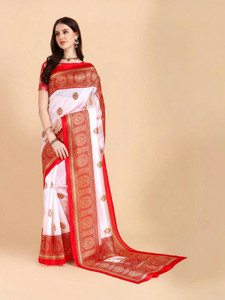 RichEraa Printed Banarasi Cotton Silk Saree
