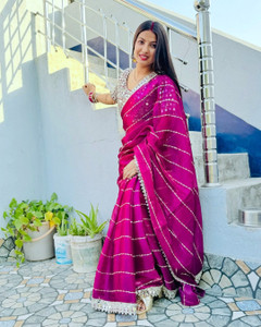 Noise Embellished Bollywood Georgette Saree