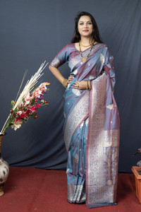 sarjan creation Self Design, Digital Print Banarasi Pure Silk, Cotton Silk Saree