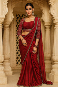 NANCY DESIGNER Printed Bollywood Pure Silk Saree