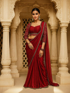 NANCY DESIGNER Printed Bollywood Pure Silk Saree