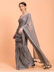 Radha Krishna Saree डाइड हैंडलूम प्योर कॉटन साड़ी